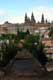 Cathédrale vue du parc / Espagne, Galice, Santiago de Compostela