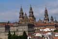 La cathédrale baroque et les batiments alentours / Espagne, Galice, Santiago de Compostela