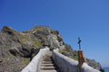 Escalier menant au sanctuaire / Espagne, Pays Basque, San Juan Gaztelugatxe