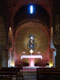 Exposition du Saint Sacrement dans l'Ã©glise crypte / France, Languedoc Roussillon, St Martin du Canigou
