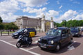 Taxis devant Buckingham Palace