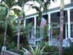 Maison arborant le drapeau américain / USA, Floride, Key West