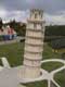 Italie, tour de Pise (campanile de 55m de haut) / Belgique, Bruxelles, miniEurope