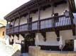 Superbe balcon de bois à colonades de la Granja