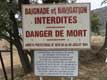Baignade et navigation interdites / France, Languedoc Roussillon, Ille sur Tet