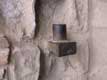 Pièce de fer scellé dans le mur / France, Languedoc Roussillon, Salses