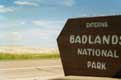 Entering Badlands National Park / USA, Dakota du Sud, Badlands National Park