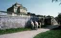Gardes à cheval devant La villa Doria Pamphili