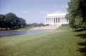 Bassin devant le Lincoln memorial / USA, Washingon